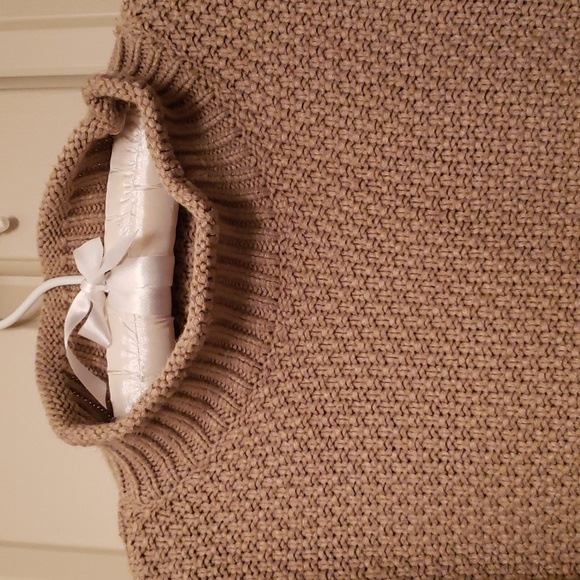 Zesica tan mock turtle-neck sweater - Picture 2 of 5